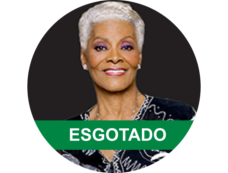 Show Dionne Warwick 26/10 às 21h